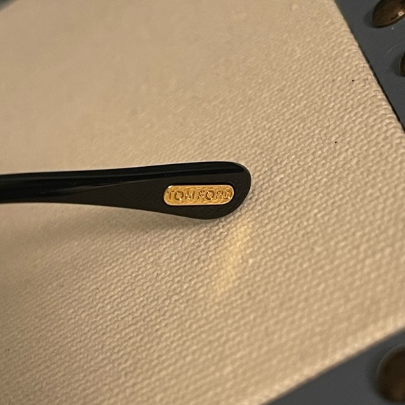 Tom Ford Gold Aviator Sunglasses - Picture 9 of 11